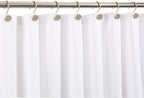 ZESLMG Shower Curtain Hooks, Nickel Shower Curtain Rings Rustproof Metal Round Decorative Shower Hooks Rings for Bathroom Shower Rods Curtains, Set of 12 Heavy Duty Solid Hooks