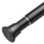 AIZESI 2 Pack Tension Curtain Rod 23-46 Inch Tension Rods No Drill, Black