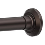 ENJOYBASICS 1" Gold Shower Curtain Rod, 30-76" Adjustable, Secure Tension