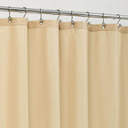 ALYVIA SPRING Waterproof Fabric Shower Curtain or Liner White, 72x72