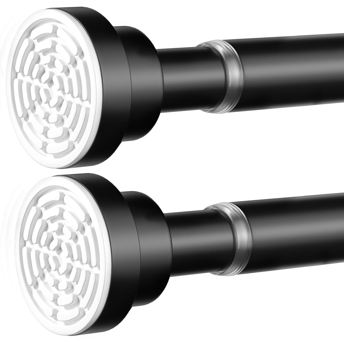 AIZESI Gold Tension Curtain Rod 30-63In 1PCS,Adjustable Spring Tension Rod