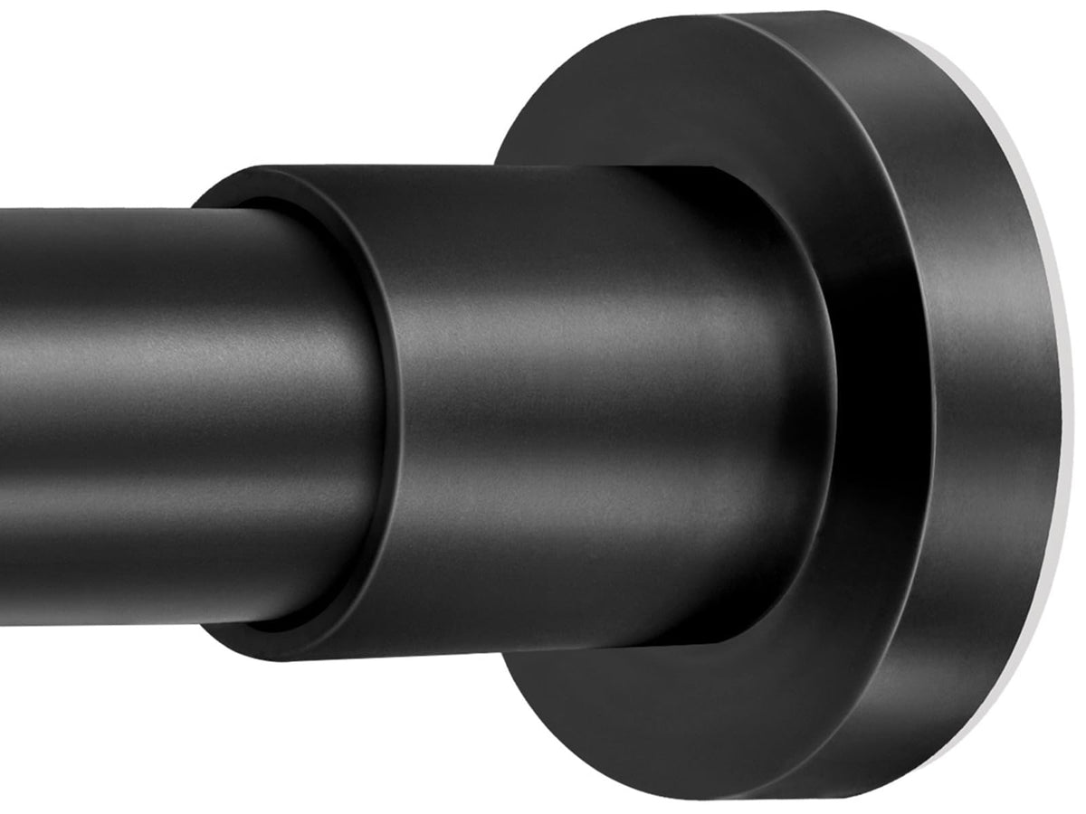 ZYRW White Shower Curtain Rod 36-84 Inches No Drill Adjustable Shower Rod