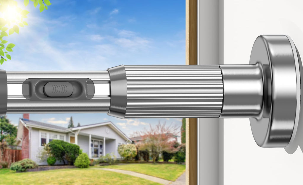 AIZESI 41-144 Inch Heavy Duty Tension Curtain Rod - No Drilling, Adjustable