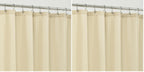 ALYVIA SPRING 72x96 Extra Long Waterproof Fabric Shower Curtain Liner White