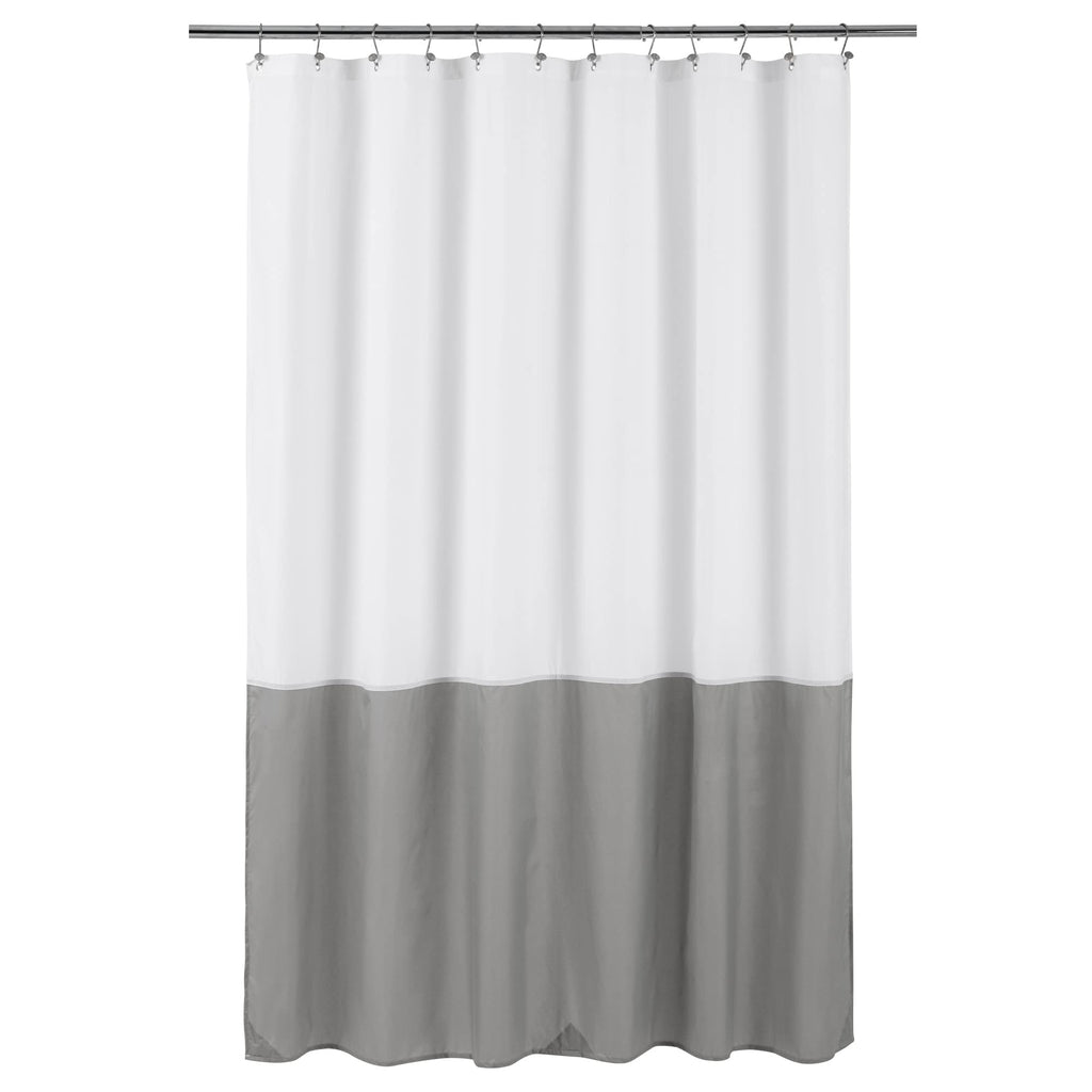ALYVIA SPRING 72x96 Extra Long Waterproof Fabric Shower Curtain Liner White
