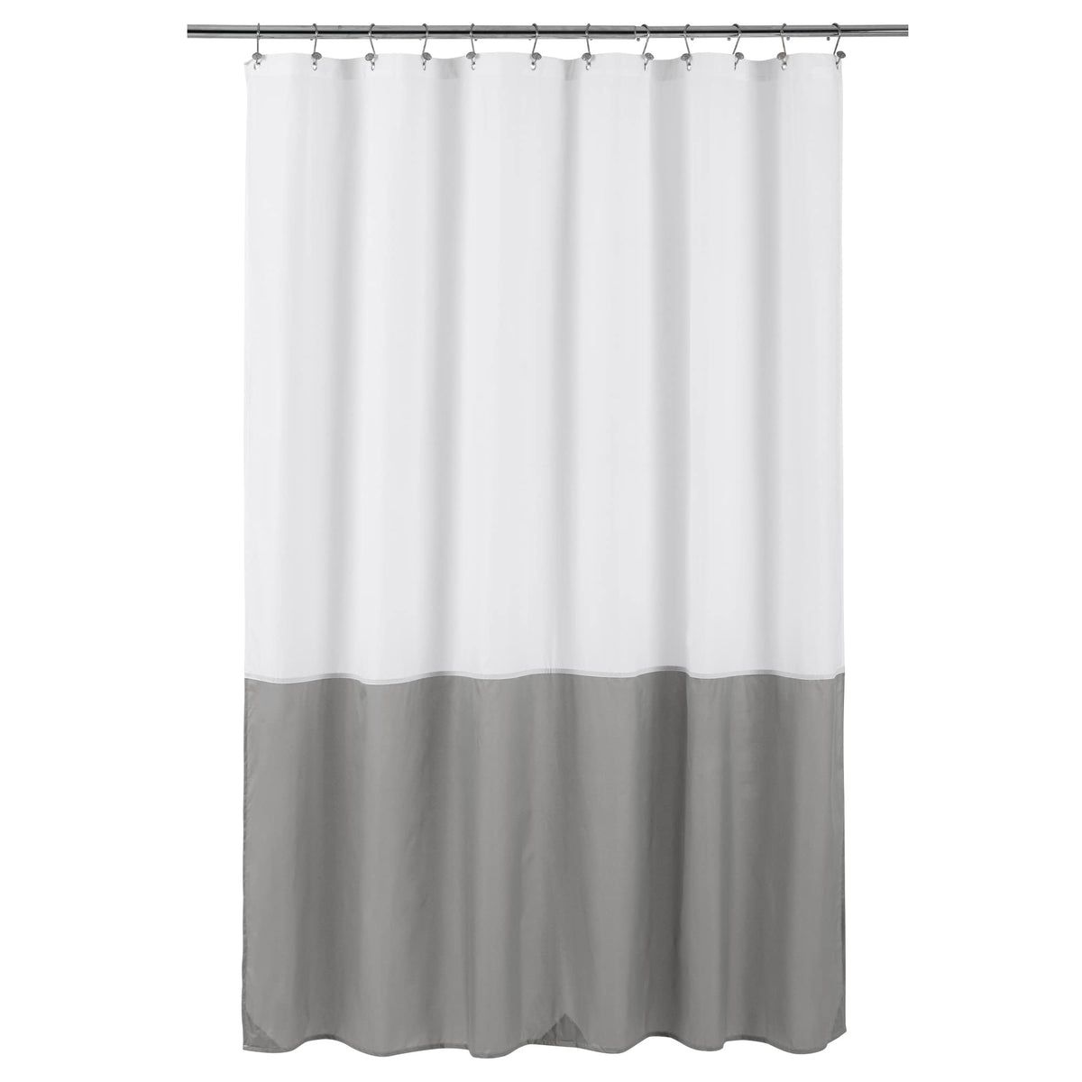 ALYVIA SPRING 72x96 Extra Long Waterproof Fabric Shower Curtain Liner White