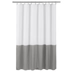 ALYVIA SPRING Waterproof Fabric Shower Curtain or Liner White, 72x72