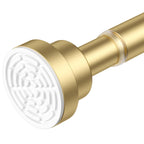 AIZESI Gold Tension Curtain Rod 30-63In 1PCS,Adjustable Spring Tension Rod