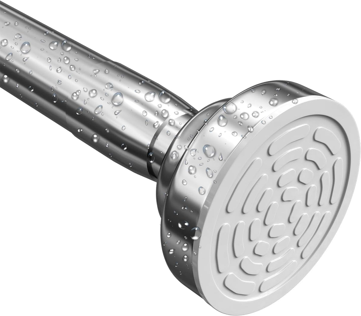 Umimile Shower Curtain Rod, 1 Inch Adjustable Spring Tension Curtain Rod