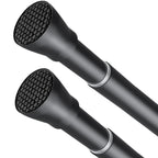 Tension Curtain Rod Black Tension Rod 28 To 48 Inch Spring Curtain Rods