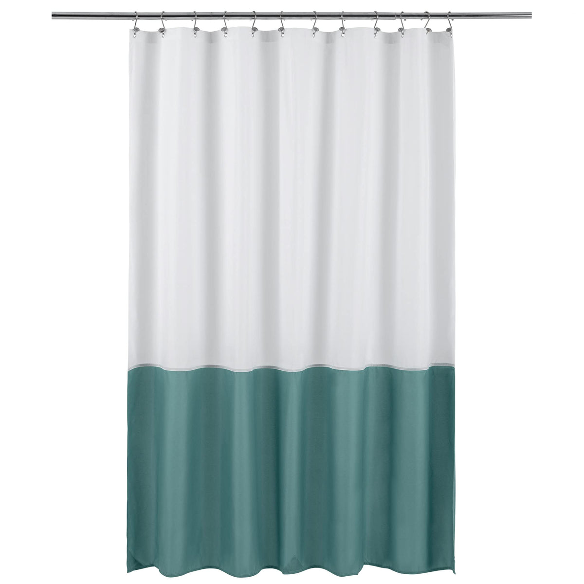 ALYVIA SPRING Waterproof Fabric Shower Curtain or Liner White, 72x72