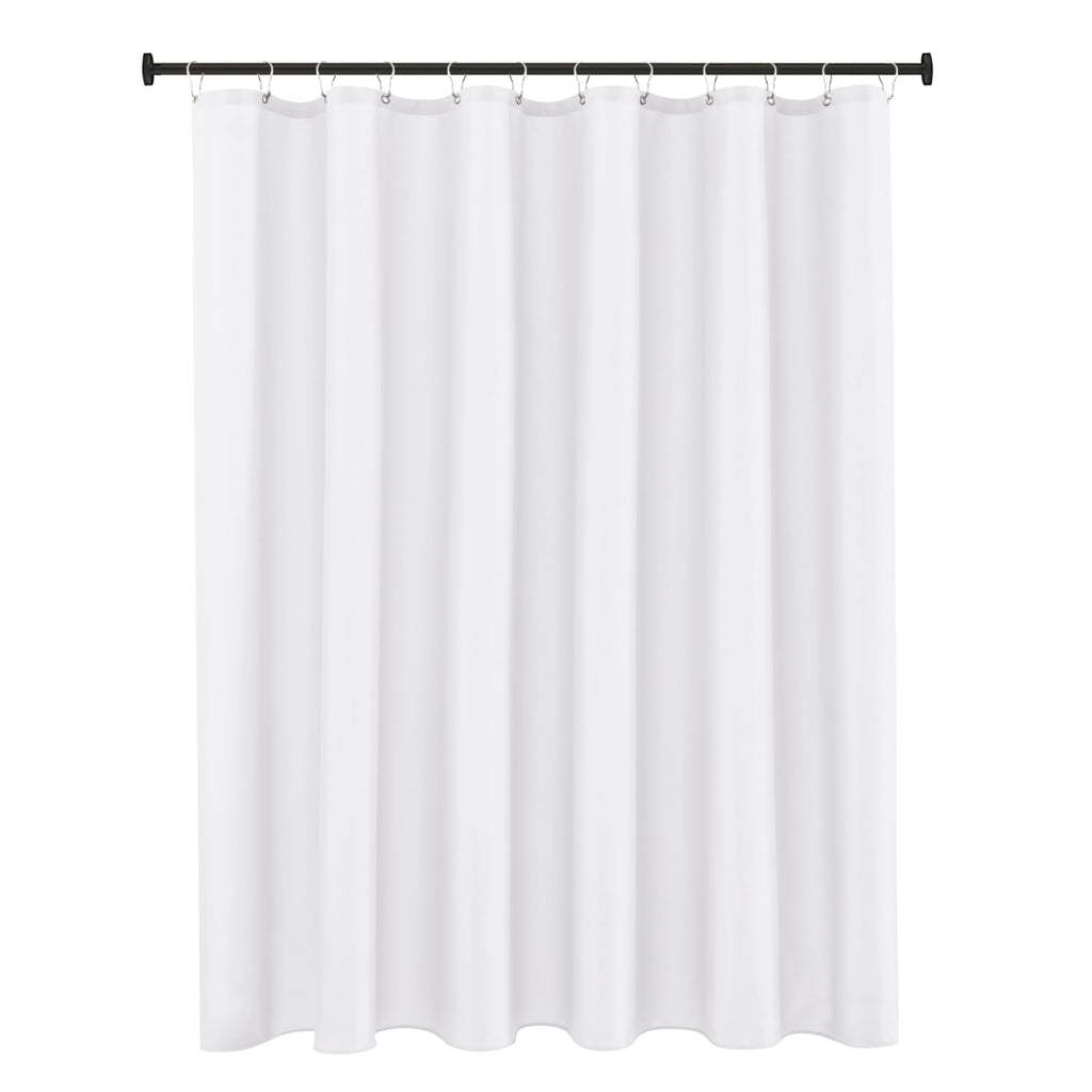 Fabric Shower Curtain Liner 60x72 Inch-White Standard Size Shower Liners
