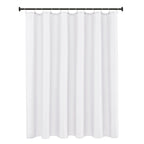 Fabric Shower Curtain Liner 60x72 Inch-White Standard Size Shower Liners
