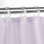 iDesign Plastic Shower Curtain C Hooks, Set of 12, Clear
