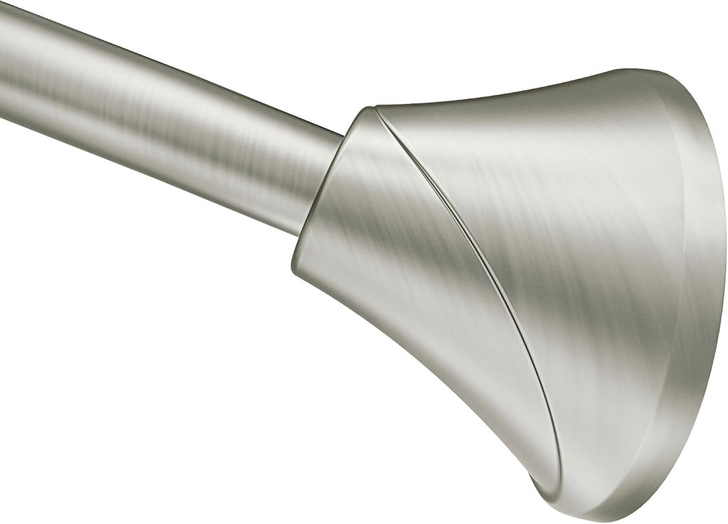 Moen Curved Tension Shower Curtain Rod 57–60 in., CSR2172BN