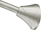 Moen Curved Tension Shower Curtain Rod 57–60 in., CSR2172BN