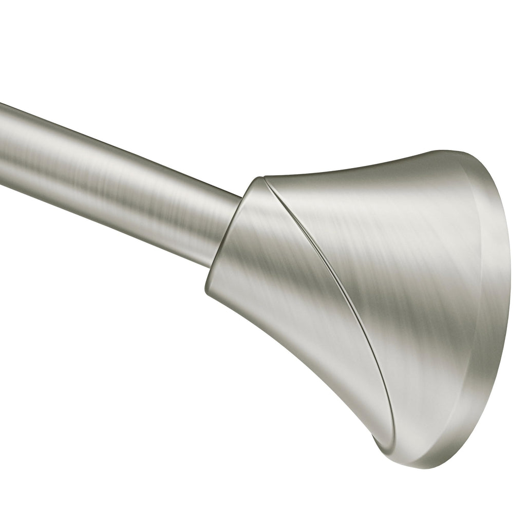 Moen Curved Tension Shower Curtain Rod 57–60 in., CSR2172BN