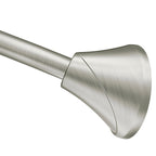 Moen Curved Tension Shower Curtain Rod 57–60 in., CSR2172BN