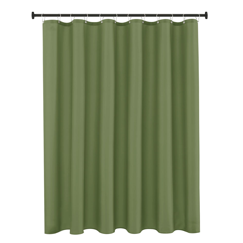 Fabric Shower Curtain Liner 60x72 Inch-White Standard Size Shower Liners
