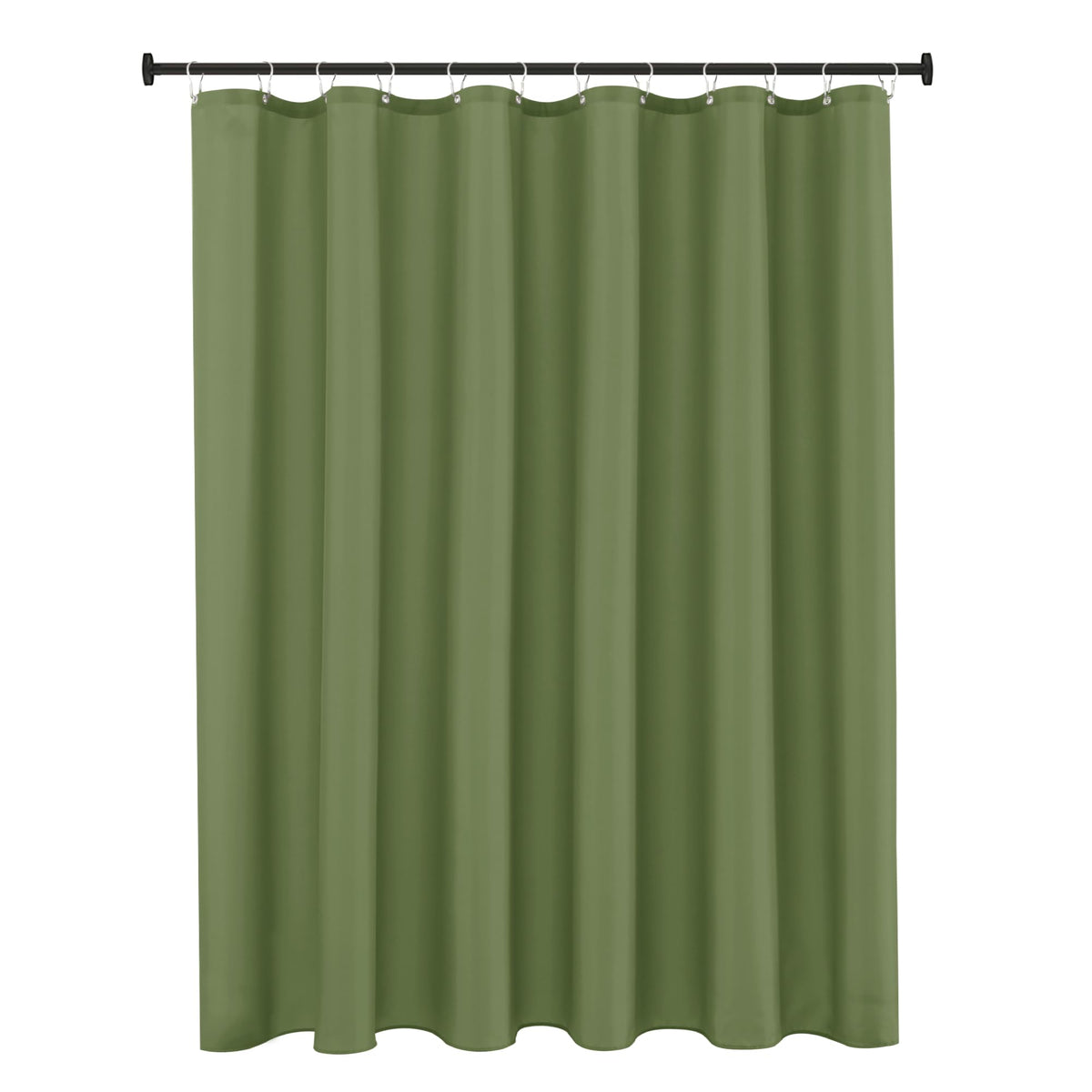 Fabric Shower Curtain Liner 60x72 Inch-White Standard Size Shower Liners
