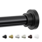 Mcrbeay Shower Curtain Rod, 1" Diameter Heavy Duty Tension Shower Rod