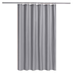 N&Y HOME Fabric Small Stall Shower Curtain Liner Extra Long 36x84, White