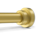 Shower Curtain Rod 31-76",Spring Tension Rod Adjustable No Drill