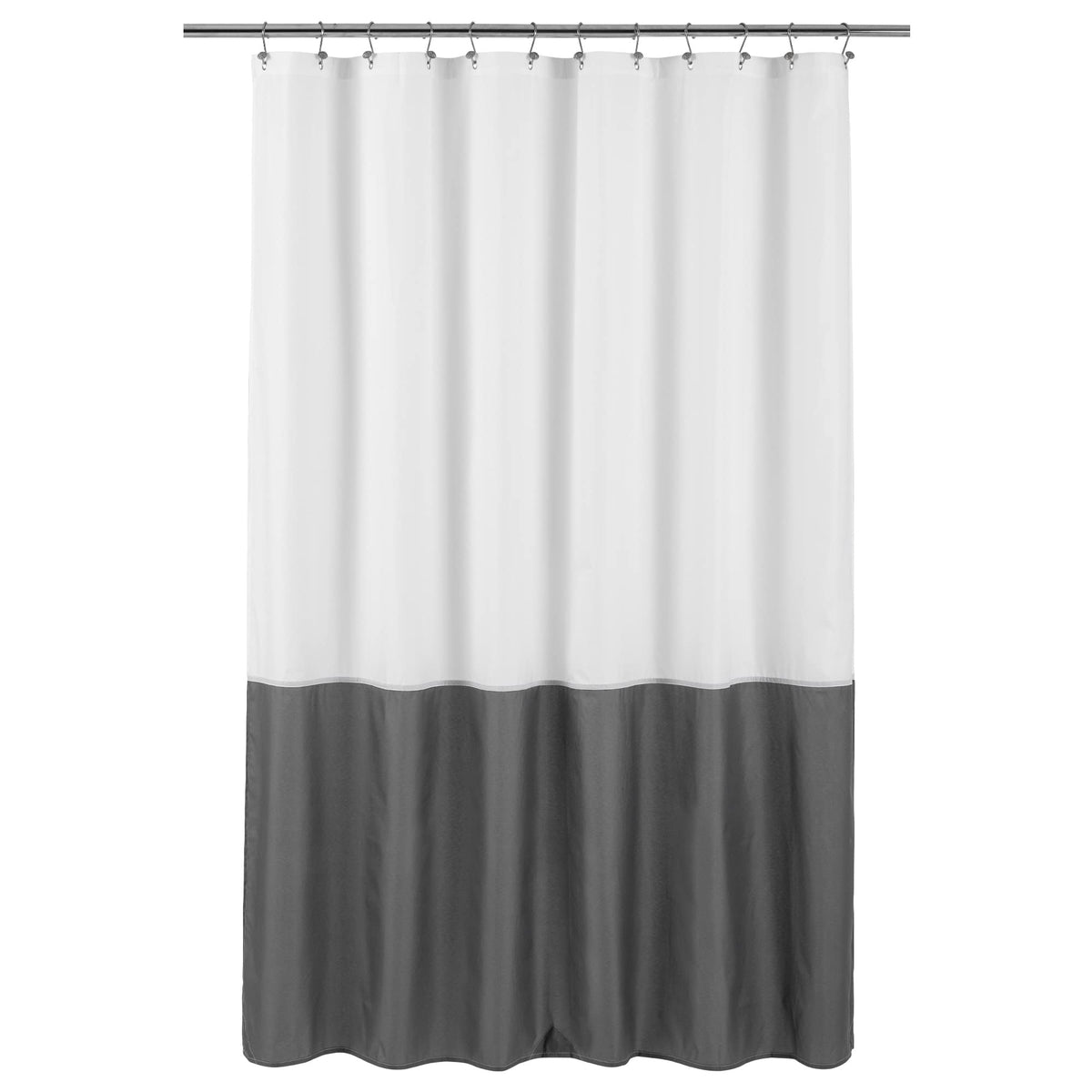ALYVIA SPRING 72x96 Extra Long Waterproof Fabric Shower Curtain Liner White