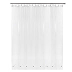 Barossa Design Oeko-tex Certified Shower Curtain Liner Standard Size, Clear