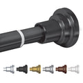 BLACK+DECKER Tension Shower Curtain Rod 42-72 Inch – Drill-Free Adjustable Curtain Rod, Rust-Resistant Stainless Steel Tension Curtain Rod for Shower, Bathroom, Window, Closet – 35 lb Capacity
