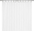 LiBa Shower Curtain PEVA 8G, 72x72 Inch Frosted 2-Pack