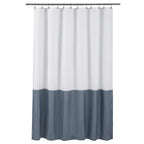 ALYVIA SPRING Waterproof Fabric Shower Curtain or Liner White, 72x72