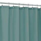 ALYVIA SPRING 72x96 Extra Long Waterproof Fabric Shower Curtain Liner White