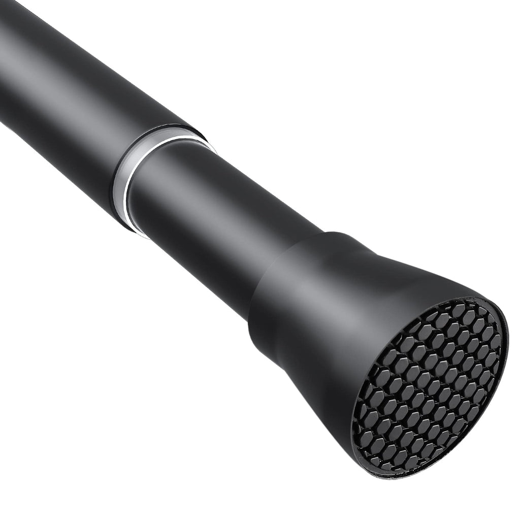 Tension Curtain Rod Black Tension Rod 28 To 48 Inch Spring Curtain Rods