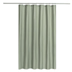 N&Y HOME Fabric Small Stall Shower Curtain Liner Extra Long 36x84, White