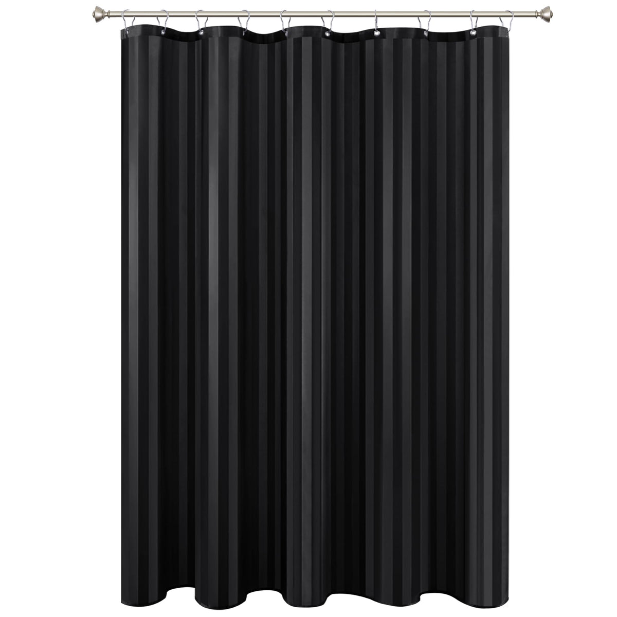 Fabric Shower Curtain Liner 60x72 Inch-White Standard Size Shower Liners