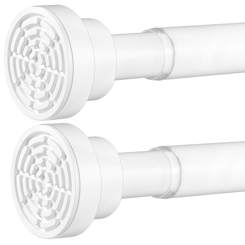 AIZESI Gold Tension Curtain Rod 30-63In 1PCS,Adjustable Spring Tension Rod
