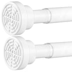 AIZESI Gold Tension Curtain Rod 30-63In 1PCS,Adjustable Spring Tension Rod