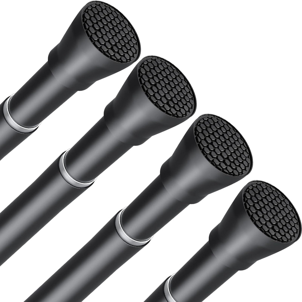 Tension Curtain Rod Black Tension Rod 28 To 48 Inch Spring Curtain Rods