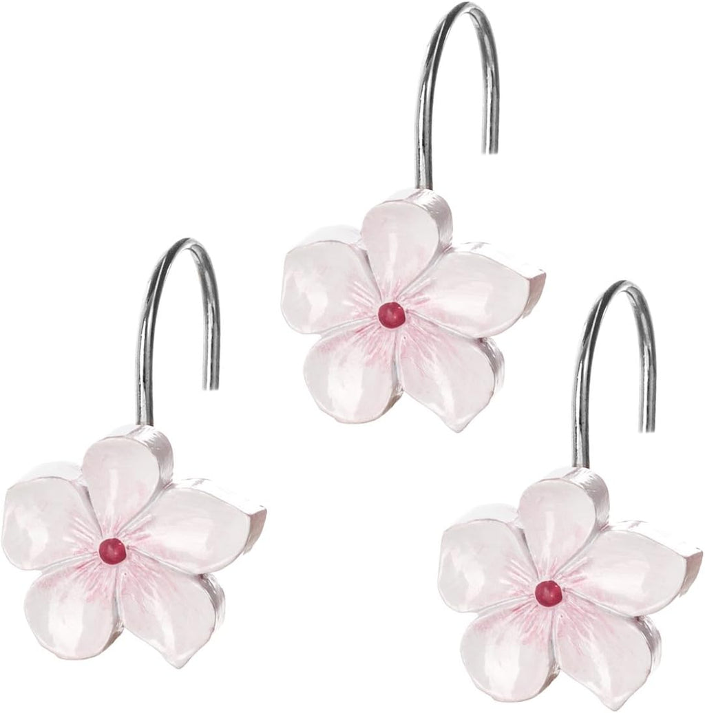 Creative Scents Vanda Shower Curtain Hooks Decorative | Set of 12