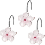 Creative Scents Vanda Shower Curtain Hooks Decorative | Set of 12