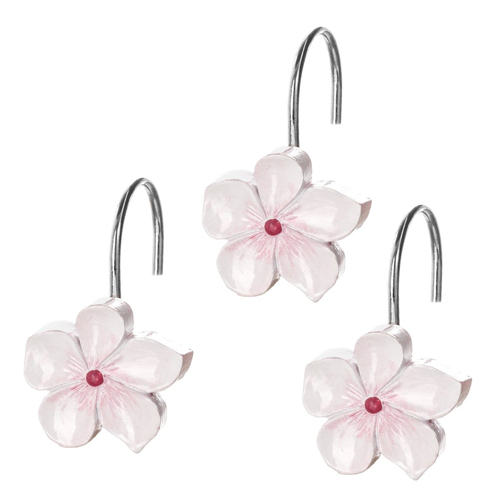 Creative Scents Vanda Shower Curtain Hooks Decorative | Set of 12