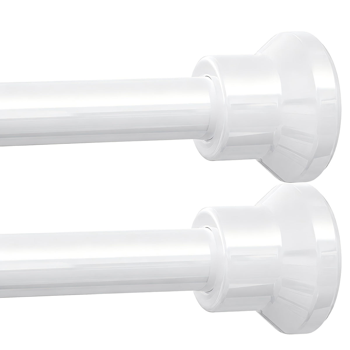 Chrsouly Shower Curtain Rod, 31-76 Inch Adjustable Tension Shower Rod
