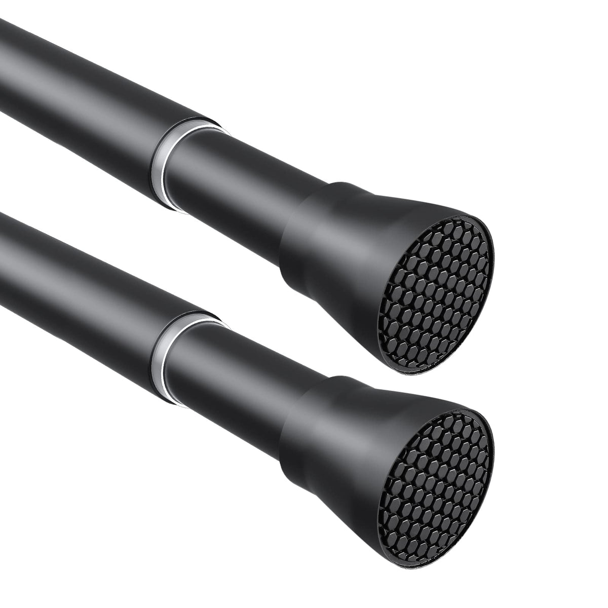 Tension Curtain Rod Black Tension Rod 28 To 48 Inch Spring Curtain Rods