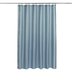 N&Y HOME Fabric Small Stall Shower Curtain Liner Extra Long 36x84, White