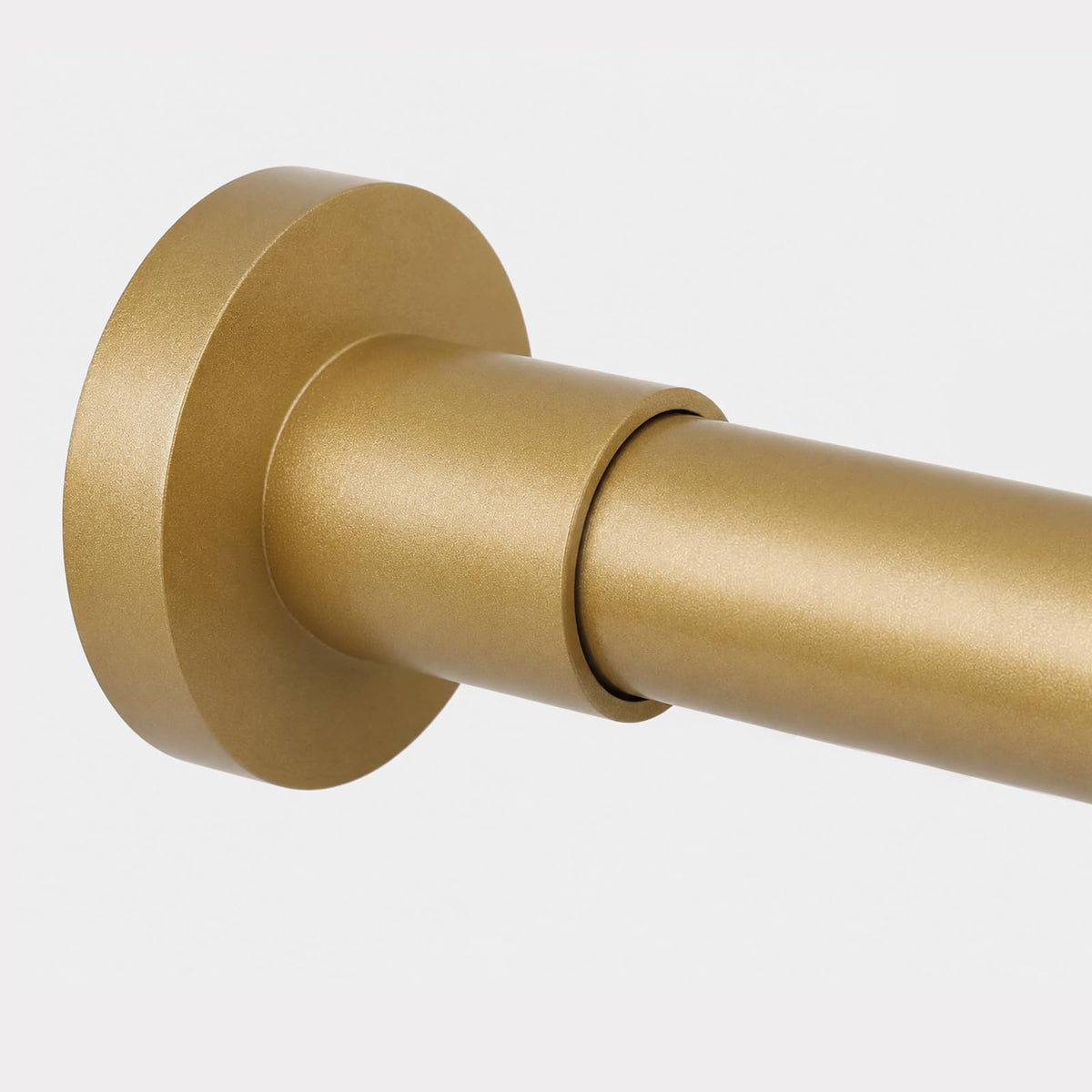 BRIOFOX Tension Curtain Rod 43-73 Inches Brushed Nickel, Rustproof and Non-Slip and Heavy Duty Shower Curtain Rod for Window or Bathroom, 304 Stainless Steel