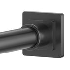 Shower Curtain Rod Square End Shower Rods for Bathroom 32"-92" Stainless Steel No Drilling for Shower Stall Living Room