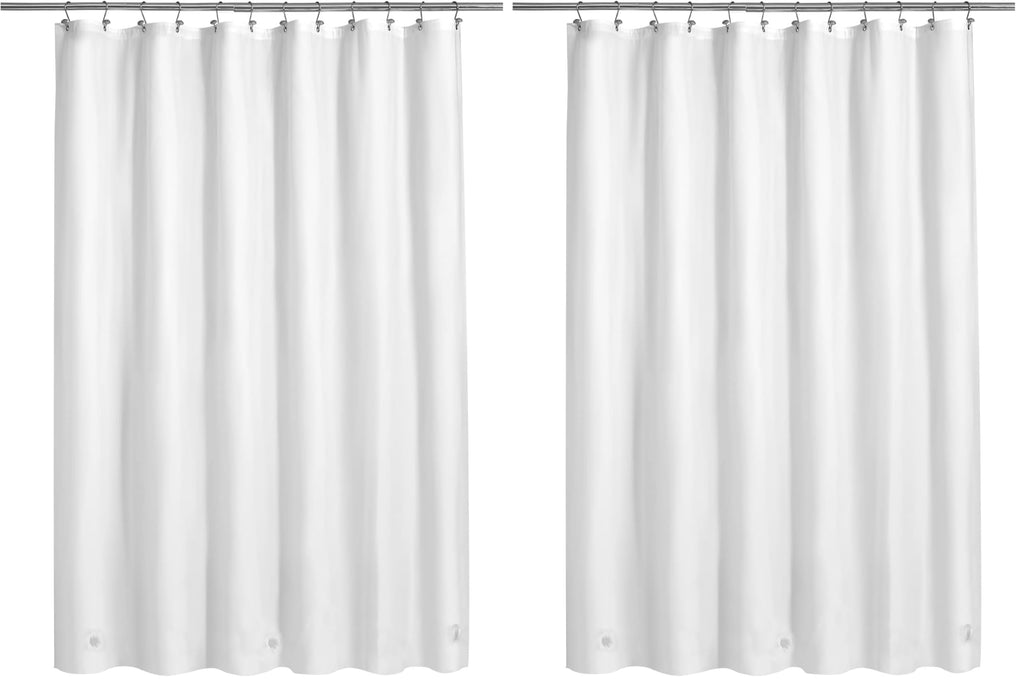 Barossa Design Oeko-tex Certified Shower Curtain Liner Standard Size, Clear