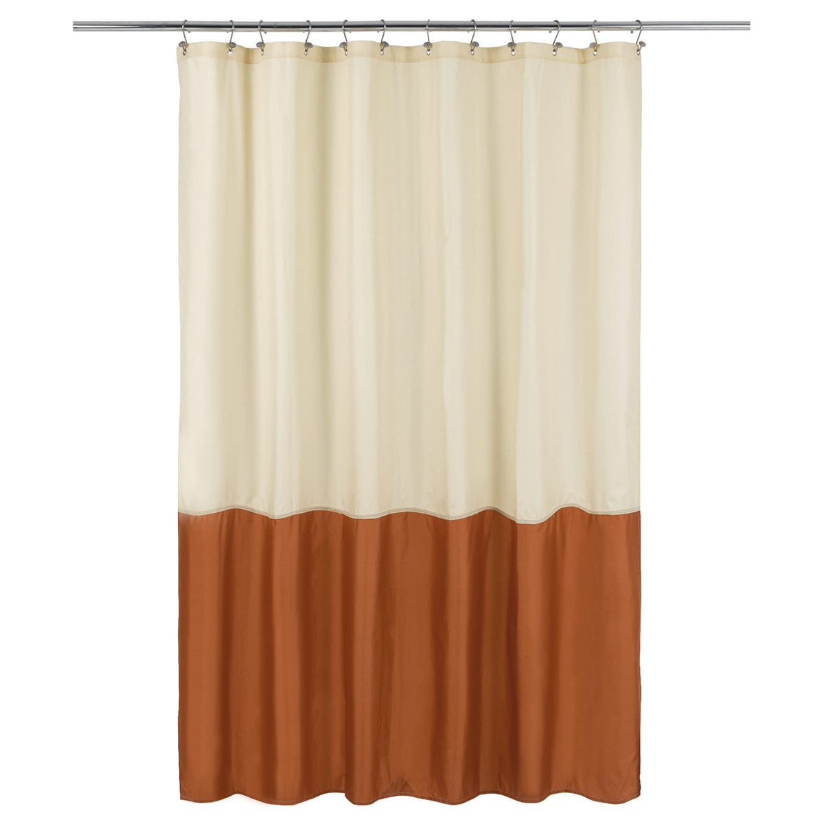 ALYVIA SPRING Waterproof Fabric Shower Curtain or Liner White, 72x72