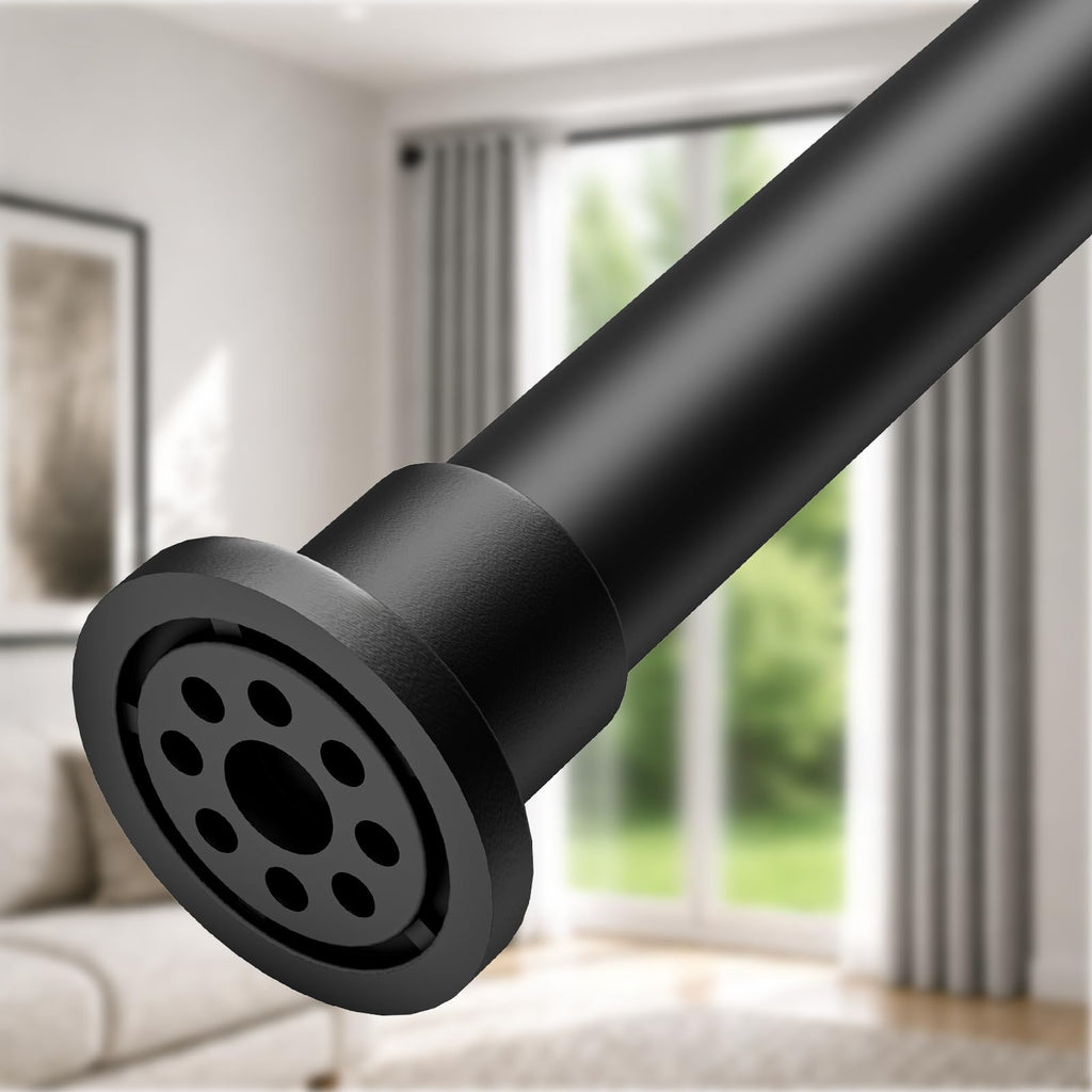 ALLZONE Heavy Duty Tension Shower Curtain Rod, 42–83 in., Stay-in-Place